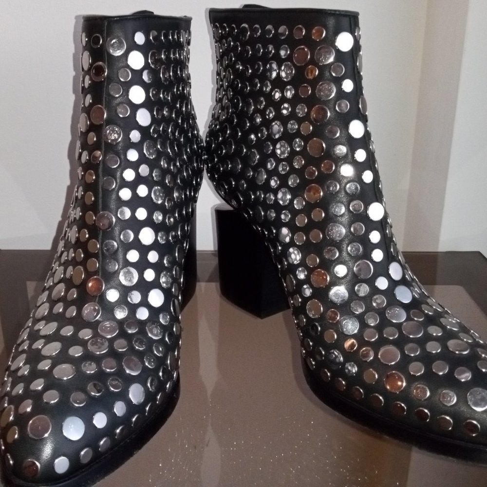 Leather Studded Alexander Wang Boots